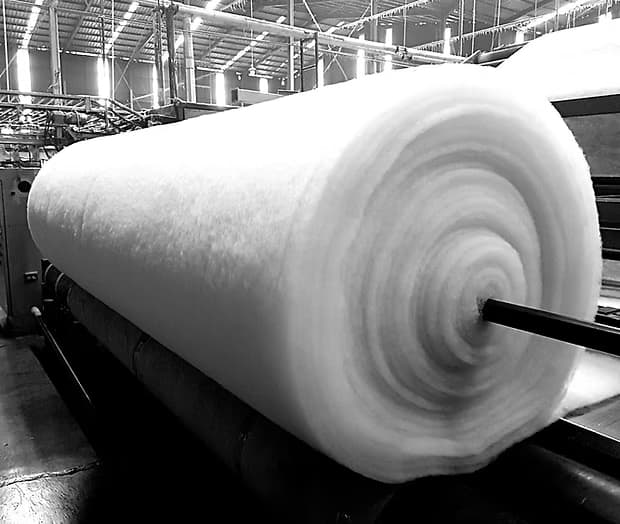Roll padding poliester produksi pabrik Greenlon